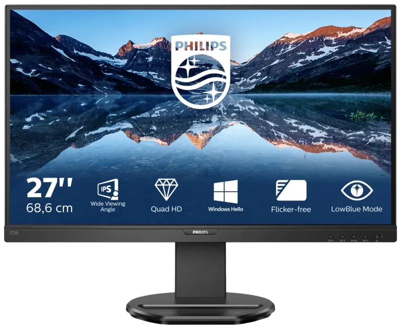 Monitor B Line 276B9 - QHD IPS Monitor - USB-C Docking - 65w - 27 inch de Philips – jaquette 2 sur 2