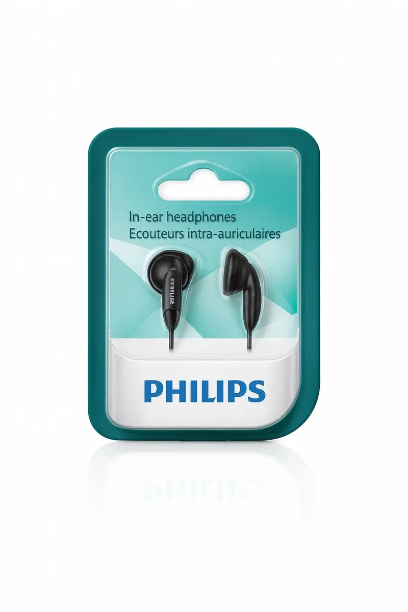 Oordopjes - Krachtig Geluid - Comfortabel Design de Philips, Noir – jaquette