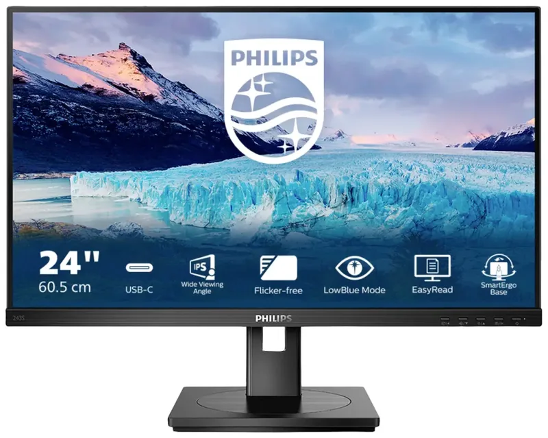 Philips 243S1 - Full HD IPS Monitor - USB-C 65w - RJ45 - 24 inch by Philips – cover 2 of 2