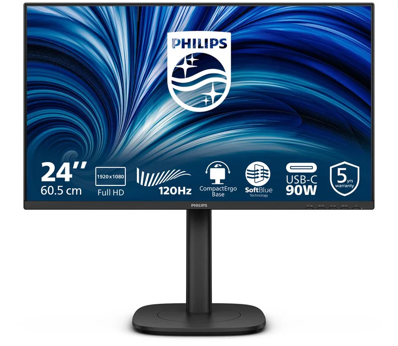 Philips 24B2U3301 - 24 inch Full HD Business Monitor - USB-C 90W - 120Hz - 5 jaar garantie by Philips – cover