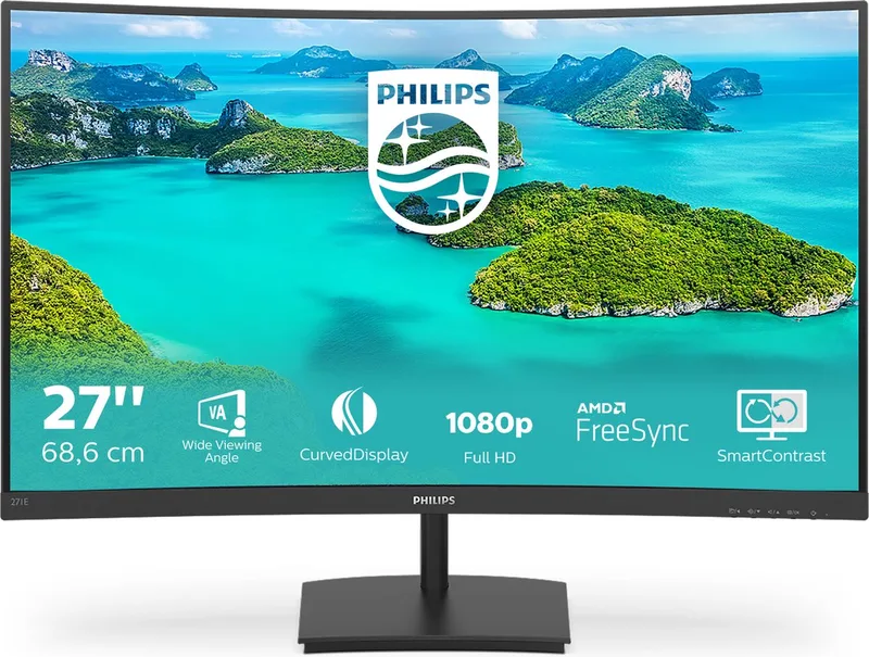 Philips 271E1SCA - Full HD Curved Monitor - 27 inch by Philips – cover