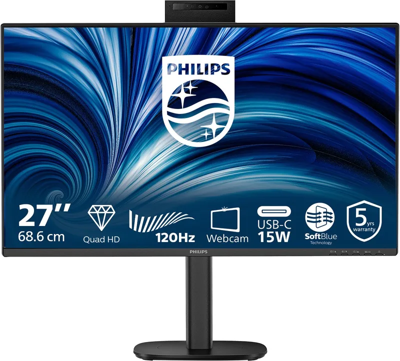 Philips 27B2N3500JH - 27 inch QHD Business Monitor - 120Hz - 5 jaar garantie de Philips – jaquette