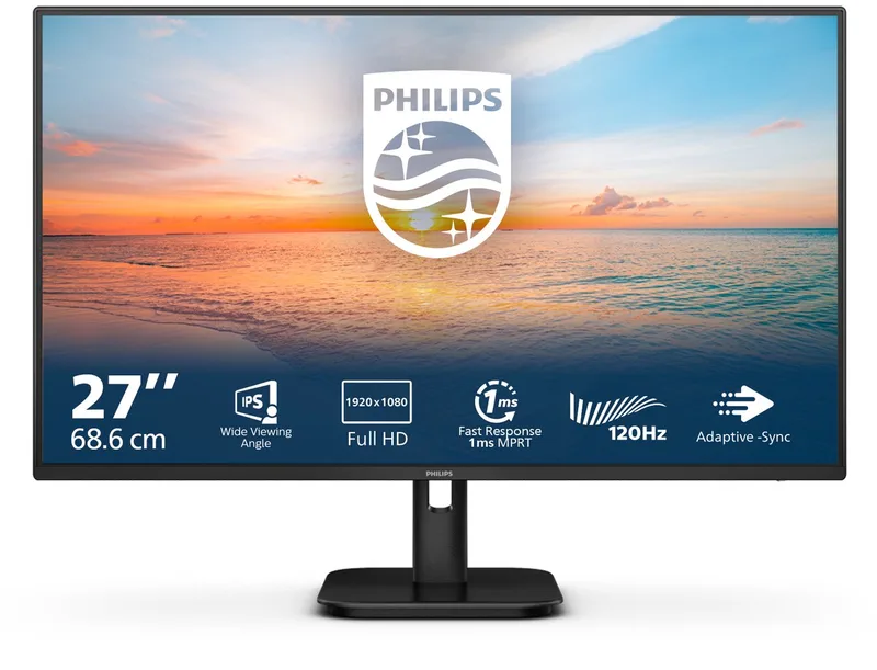 Philips 27E1N1100A - Full HD IPS Monitor - 120hz - 1ms - LowBlue-modus - Speakers - 27 inch van Philips – cover