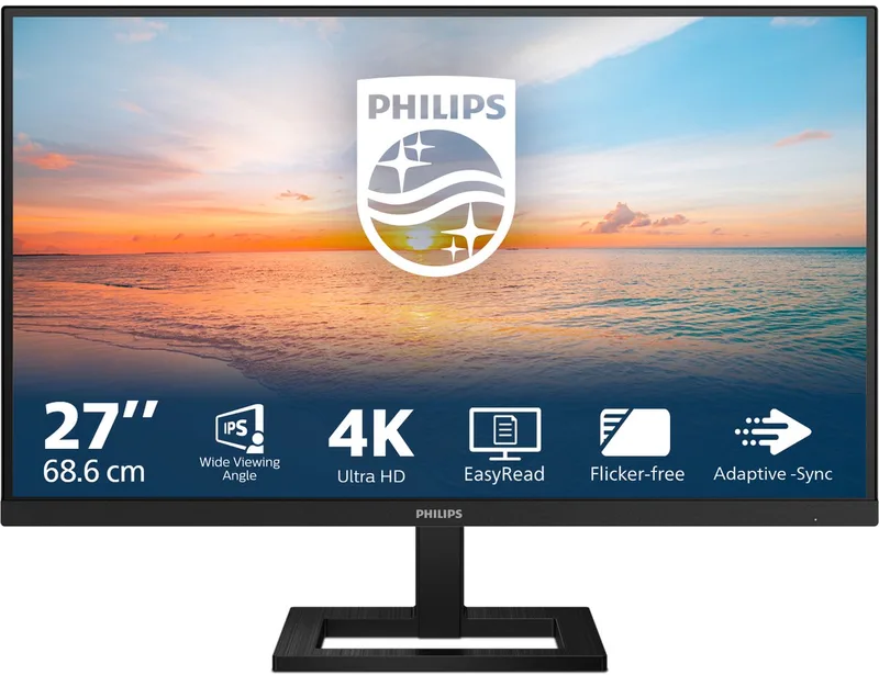Philips 27E1N1900AE - 4K IPS Monitor - USB-C 65w - Verstelbaar - 27 inch van Philips – cover