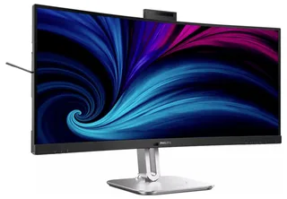 Philips 6000 series 34B2U6603CH - Curved Ultrawide Monitor - Webcam - Thunderbolt 4 - USB-C 100w - Smart KVM - 34 inch de Philips – jaquette 3 sur 3