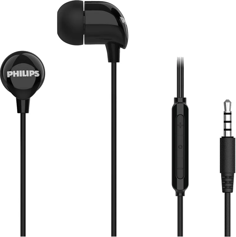 TAE1146 In-Ear oordopjes met microfoon - 3.5mm Jack aansluiting - Rich Bass Clear Sound by Philips, Black – cover