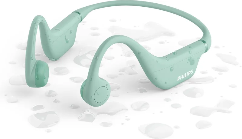 TAK4607 - Draadloze open-ear koptelefoon voor kinderen - Bone conduction de Philips, Vert – jaquette