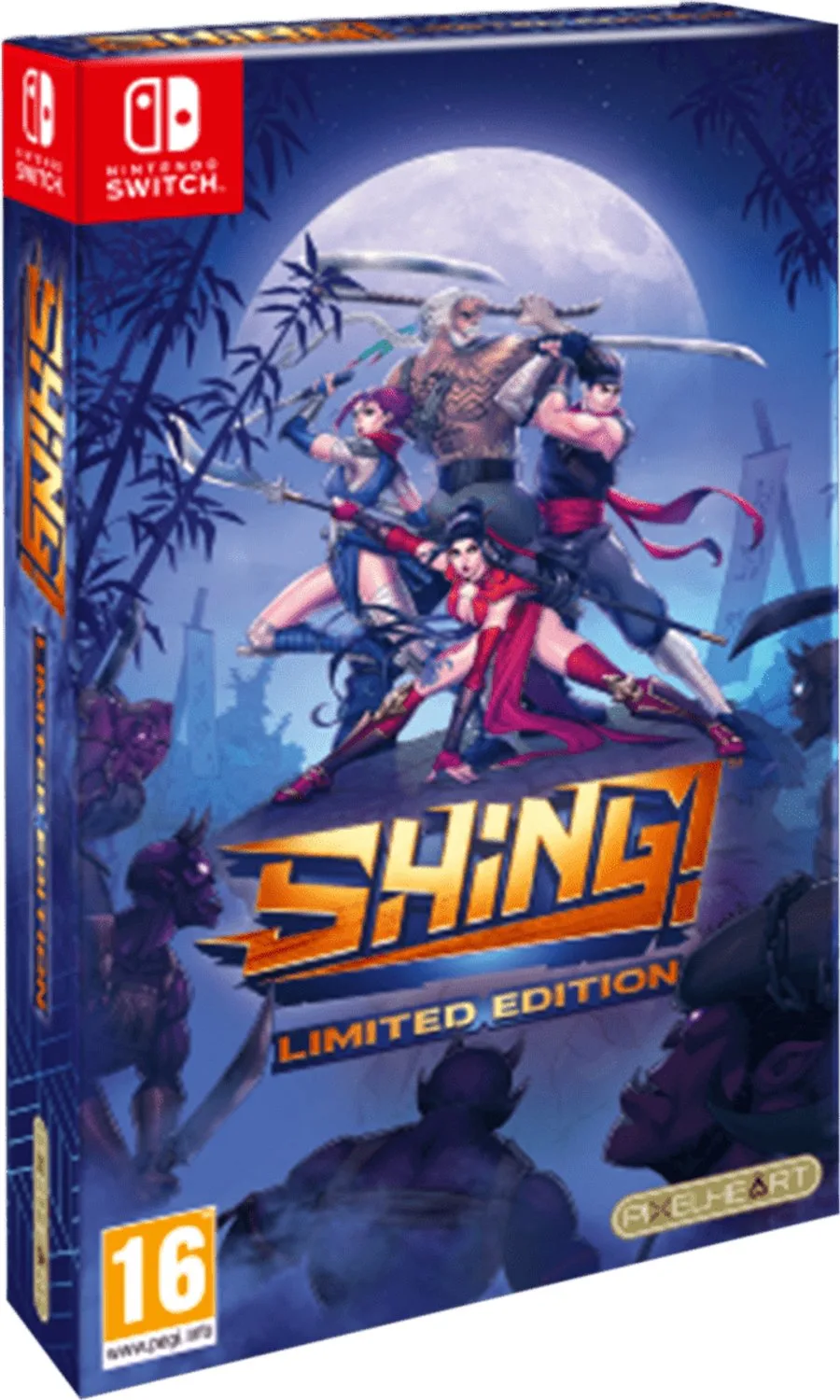 SHING! Just Limited FuturePak sur van PixelHeart, Nintendo Switch – cover