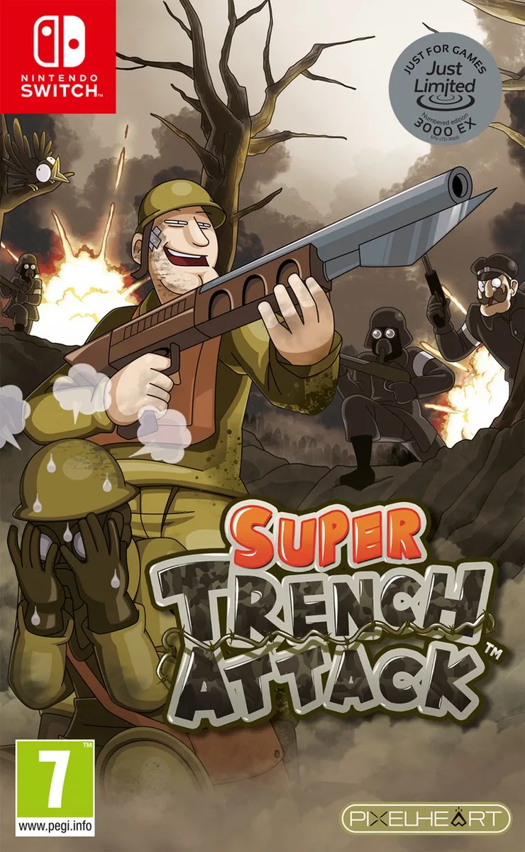 Super Trench Attack van PixelHeart, Nintendo Switch – cover