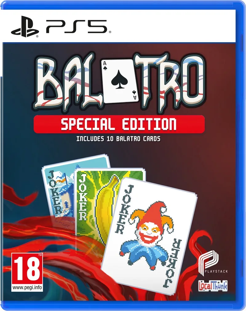 Balatro: Special Edition - Inclusief 10 Balatro kaarten by Plaion, PS5 – cover