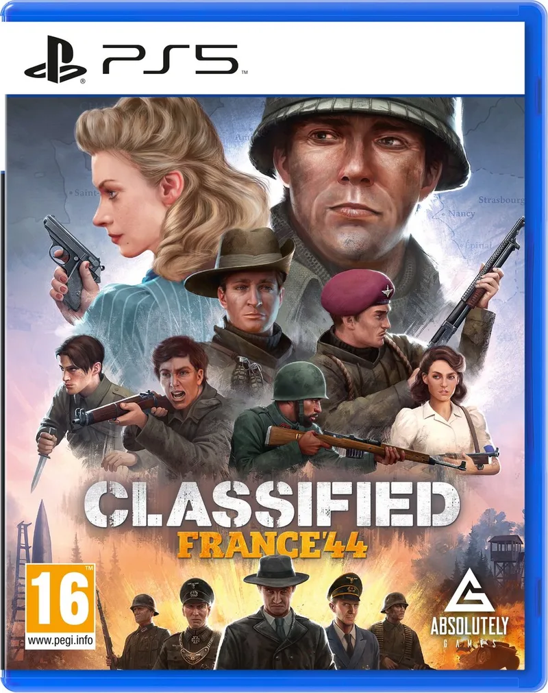 Classified: France '44 van Plaion, PS5 – cover