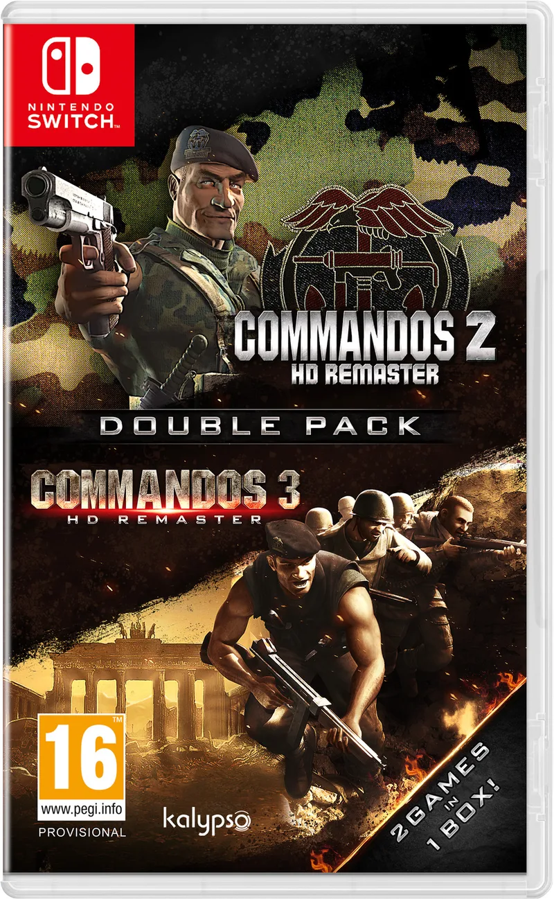 Commandos 2 & 3 - HD Remaster Double Pack by Plaion, Nintendo Switch – cover