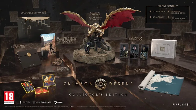 Crimson Desert Collector's Edition van Plaion, PS5 – cover