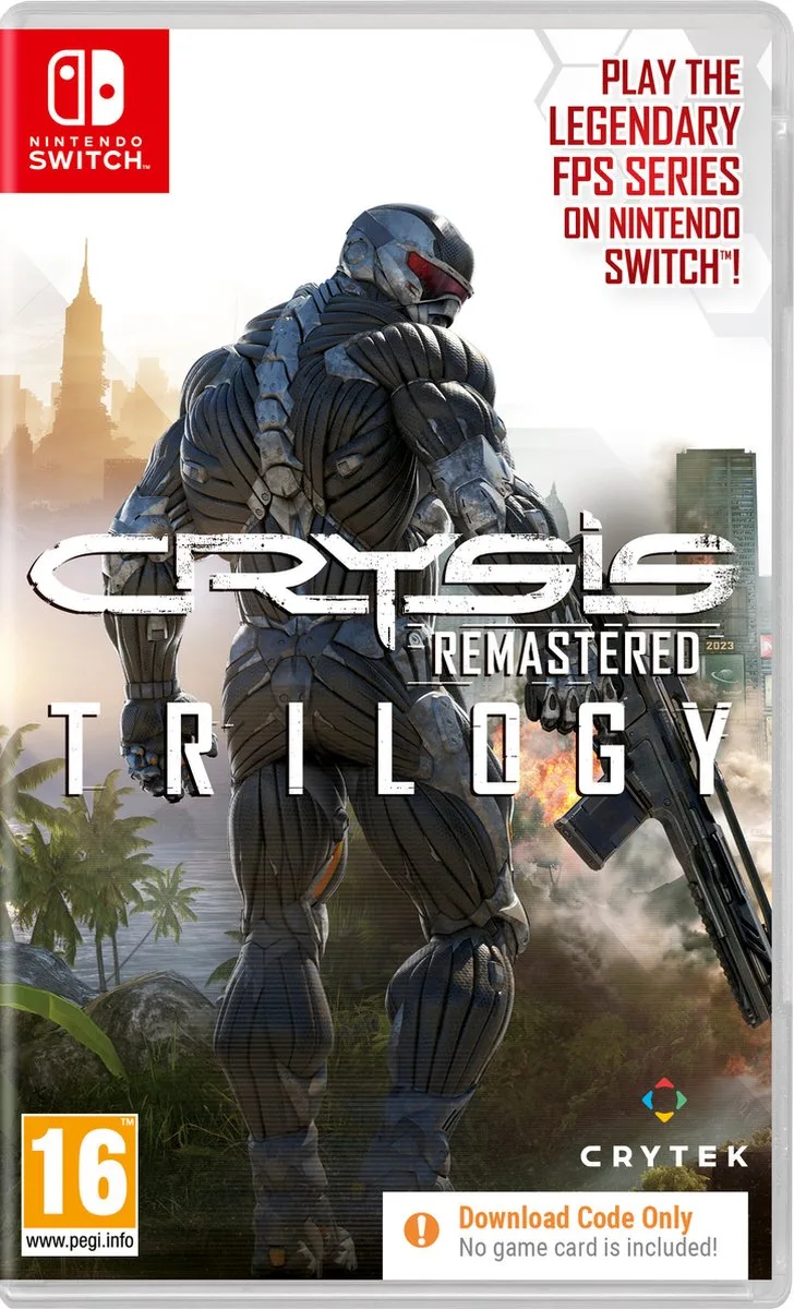 Crysis Trilogy Remastered - Nintendo Switch - Code in Box de Plaion, Nintendo Switch – jaquette