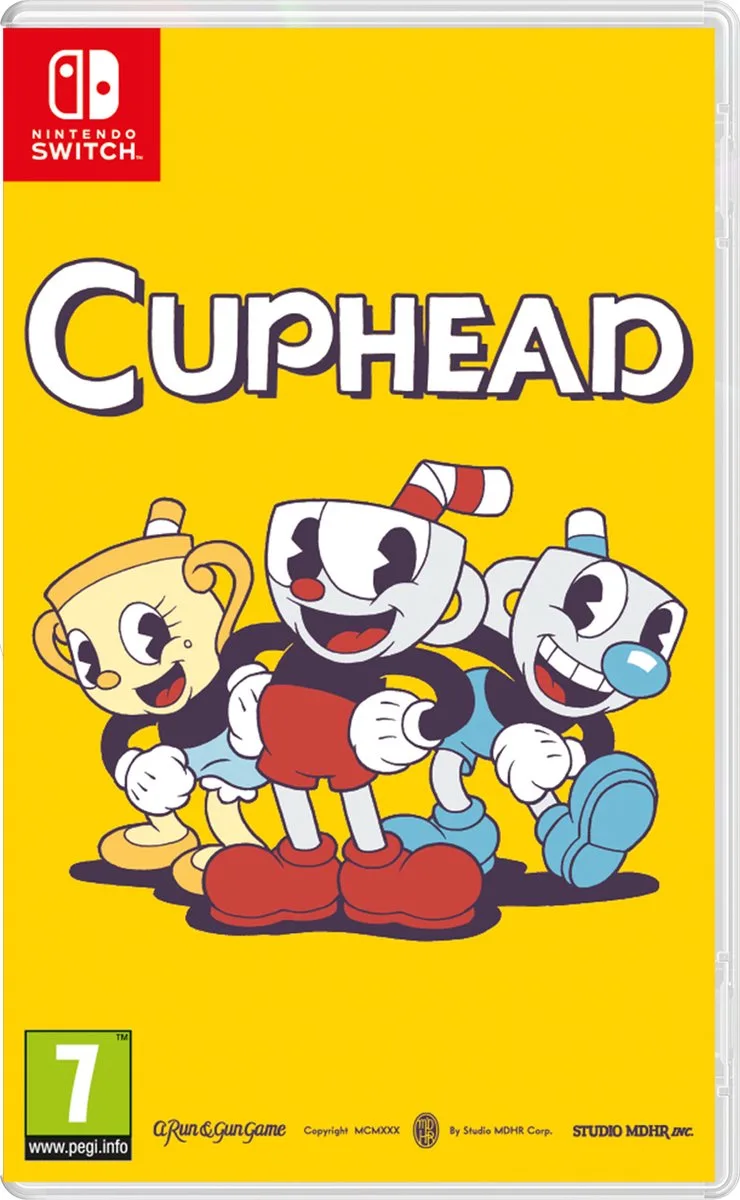 Cuphead fra Plaion, Nintendo Switch – cover