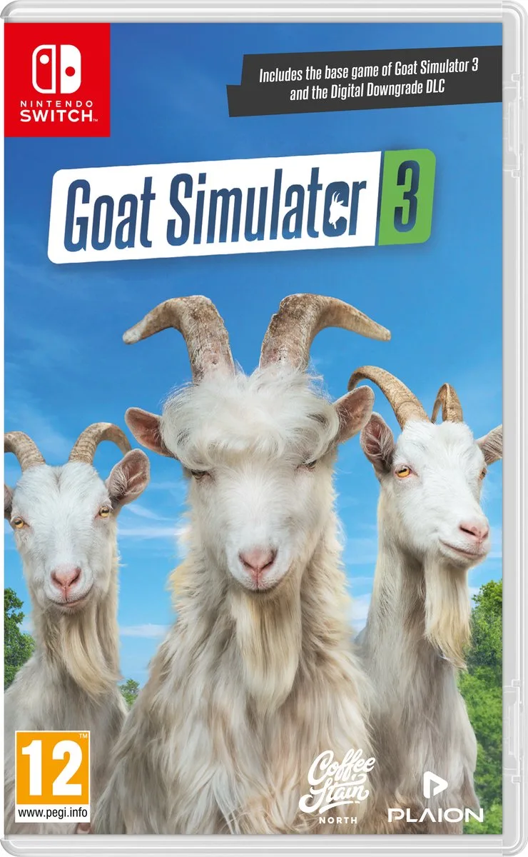 Goat Simulator 3 de Plaion, Nintendo Switch – jaquette