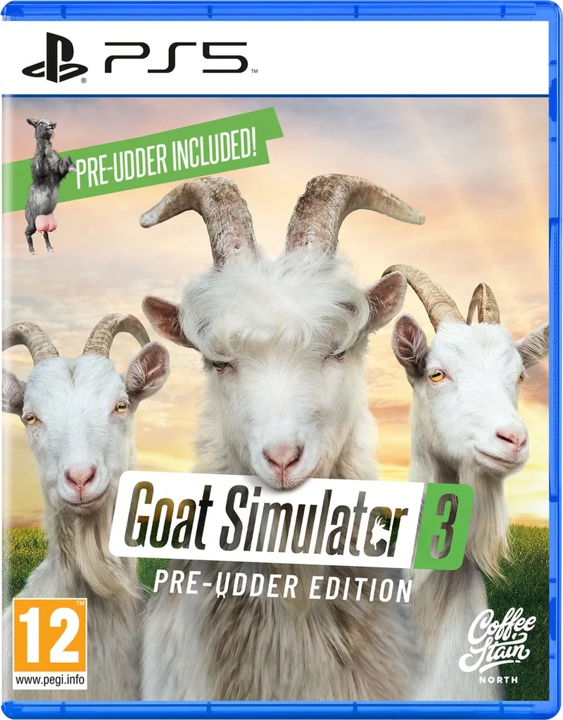 Goat Simulator 3 - Pre Udder Editie van Plaion, PS5 – cover