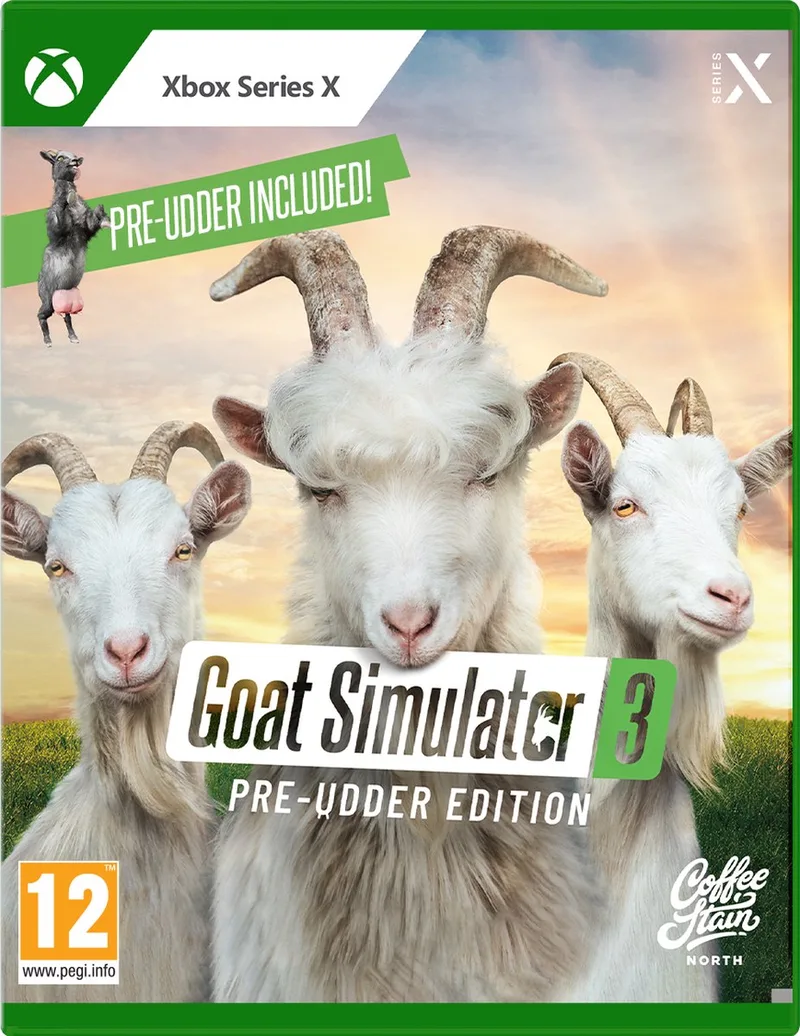 Goat Simulator 3 - Pre Udder Editie van Plaion, Xbox Series X | S – cover
