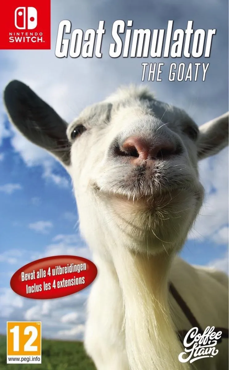Goat Simulator The Goaty by Plaion, Nintendo Switch – cover