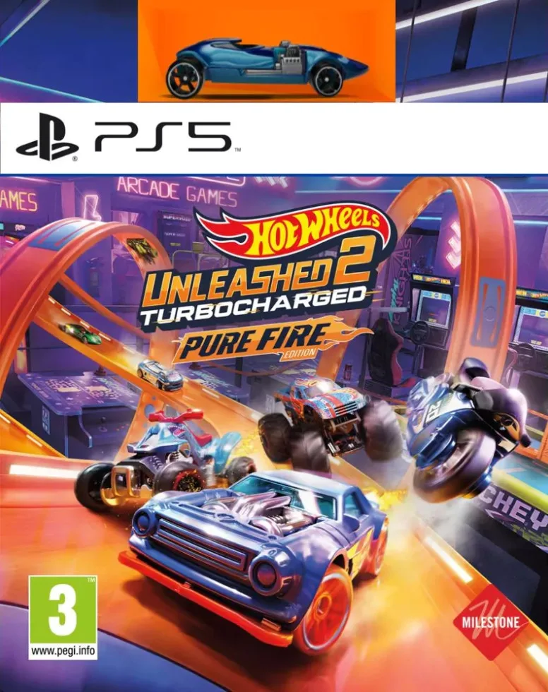 Hot Wheels Unleashed 2 - Turbocharged - Pure Fire Edition de Plaion, PS5 – jaquette