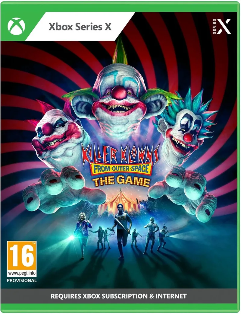 Killer Klowns From Outer Space: The Game van Plaion, Xbox Series X | S – cover