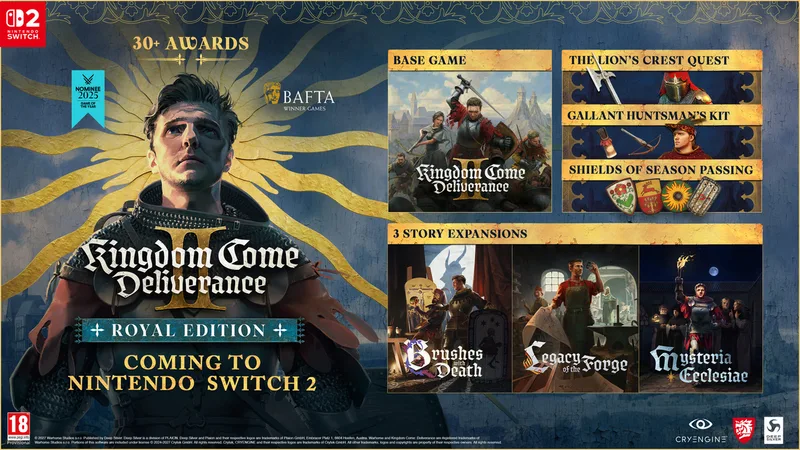 Kingdom Come: Deliverance II Royal Edition by Plaion, Nintendo Switch 2 – cover