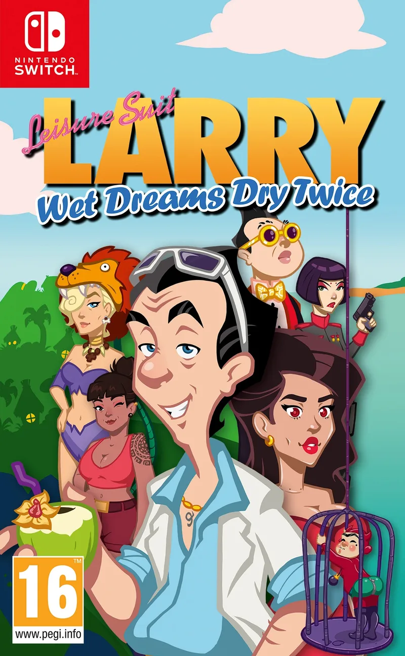 Leisure Suit Larry Wet Dreams Dry Twice by Plaion, Nintendo Switch – cover