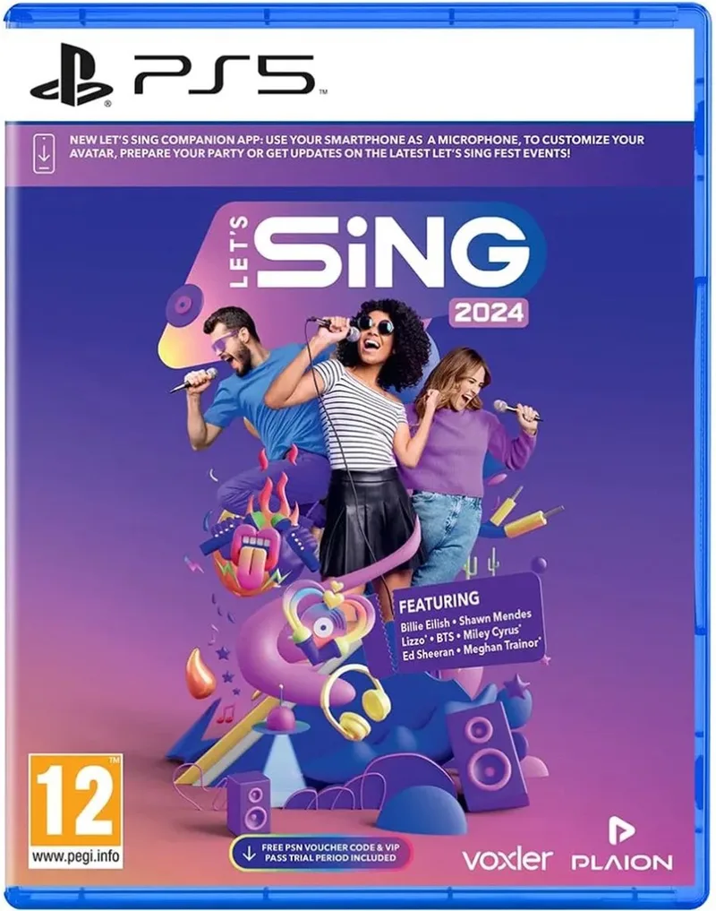 Let's Sing 2024 van Plaion, PS5 – cover