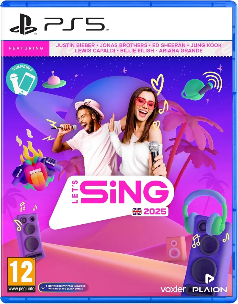 Let's Sing 2025 van Plaion, PS5 – cover