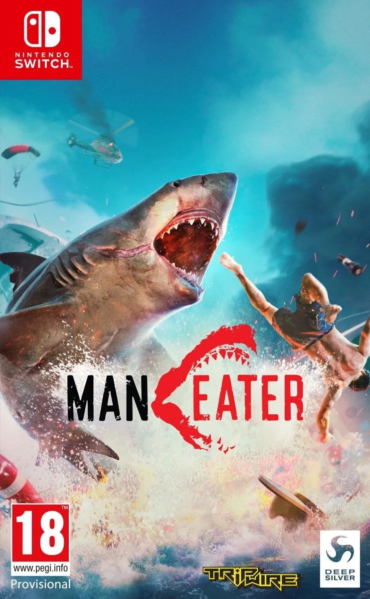 ManEater - Day One Edition de Plaion, Nintendo Switch – jaquette