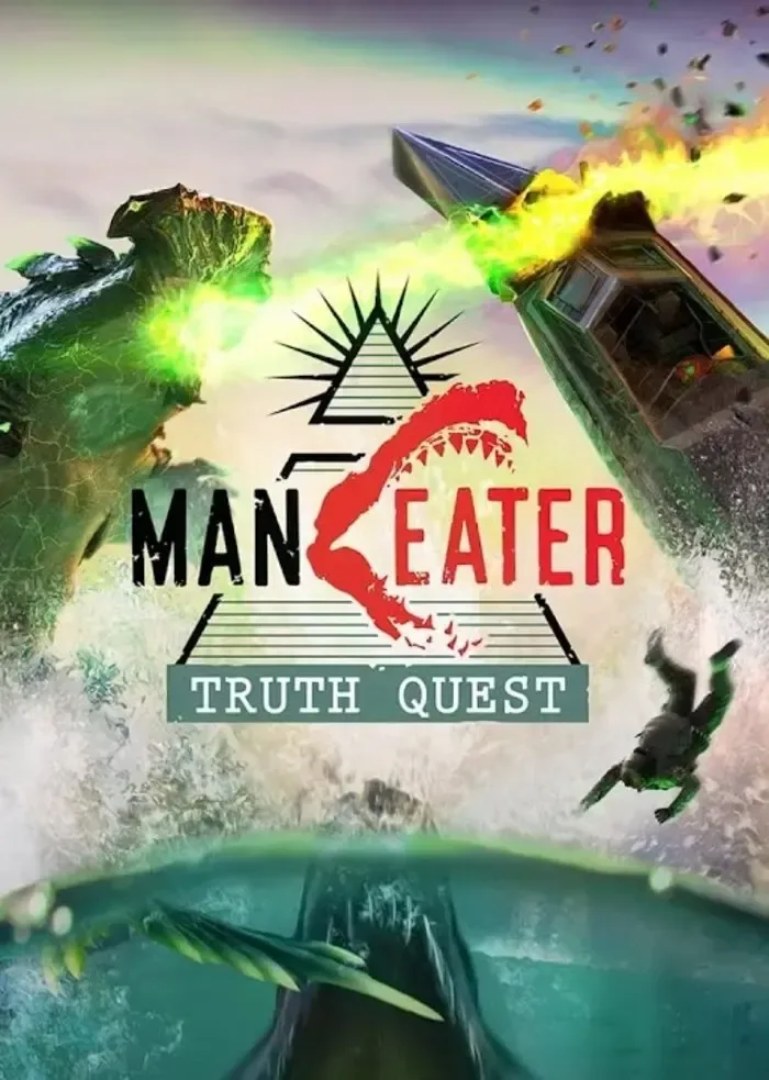 Maneater – Truth Quest DLC från Plaion – omslag