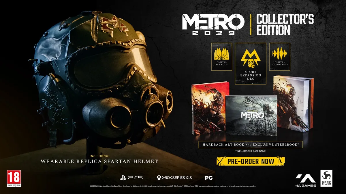 Metro 2039 - Collector's Edition fra Plaion, PS5 – cover