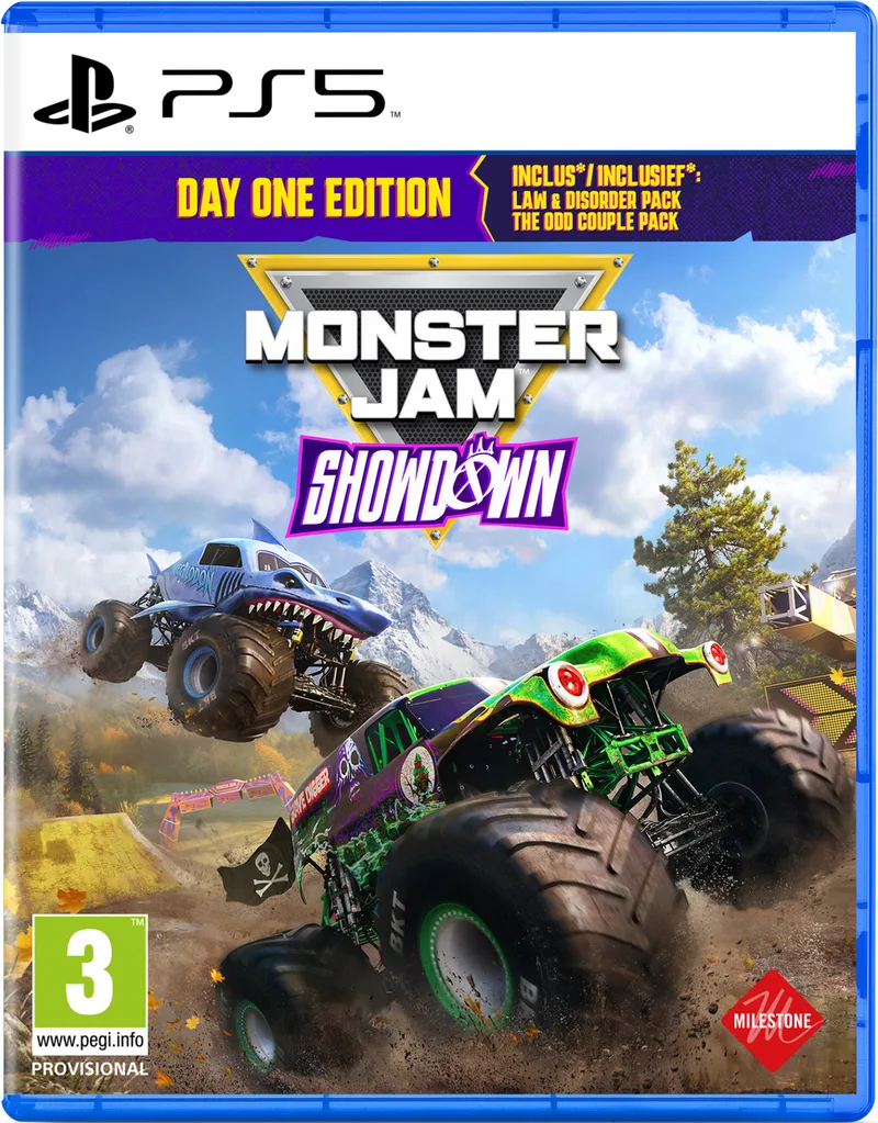 Monster Jam Showdown - Day One Edition de Plaion, PS5 – jaquette