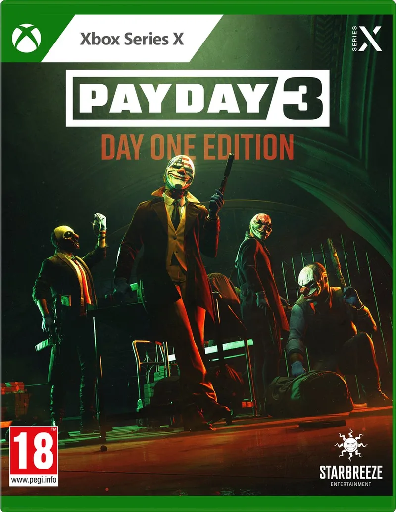 PAYDAY 3 - Day One Edition de Plaion, Xbox Series X | S – jaquette