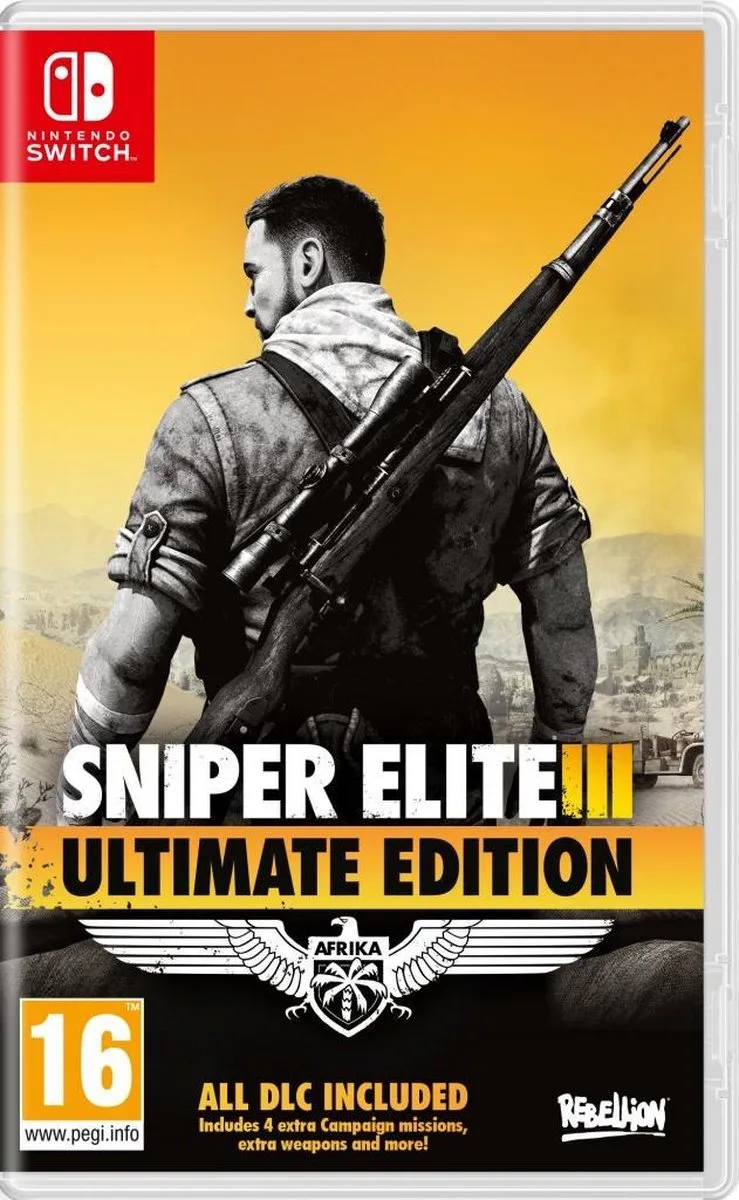 Sniper Elite 3 - Ultimate Edition de Plaion, Nintendo Switch – jaquette