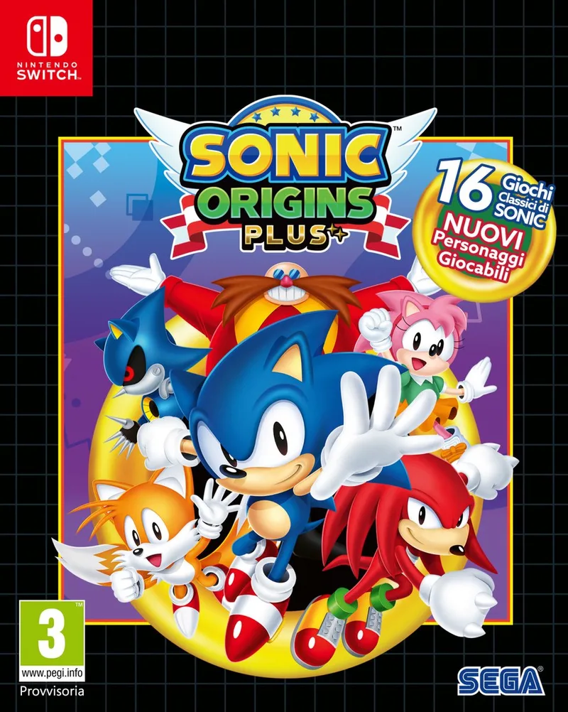 Sonic Origins Plus - Day One Edition Dag één de Plaion, Nintendo Switch – jaquette