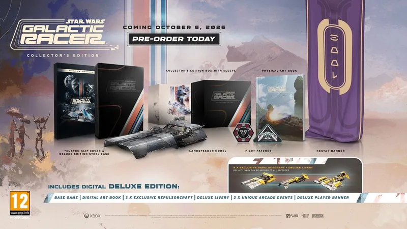 Star Wars: Galactic Racer - Collectors Edition by Plaion, Xbox Series X | S – cover
