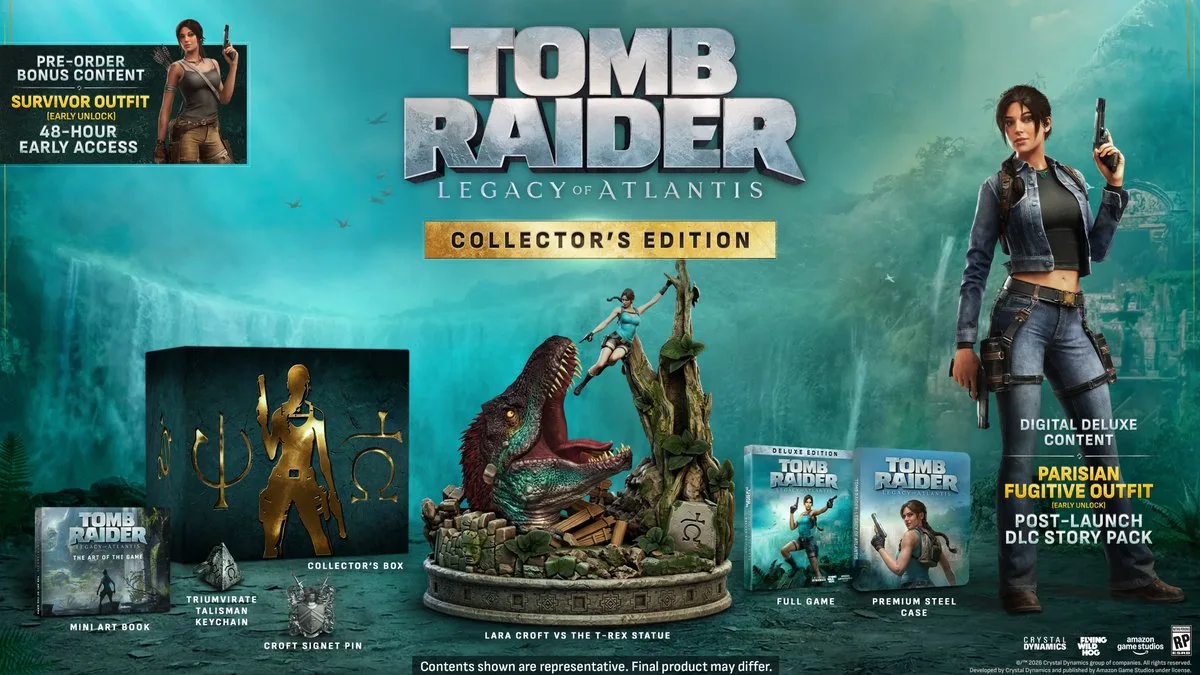 Tomb Raider: Legacy of Atlantis - Collector's Edition van Plaion, Xbox Series X | S – cover