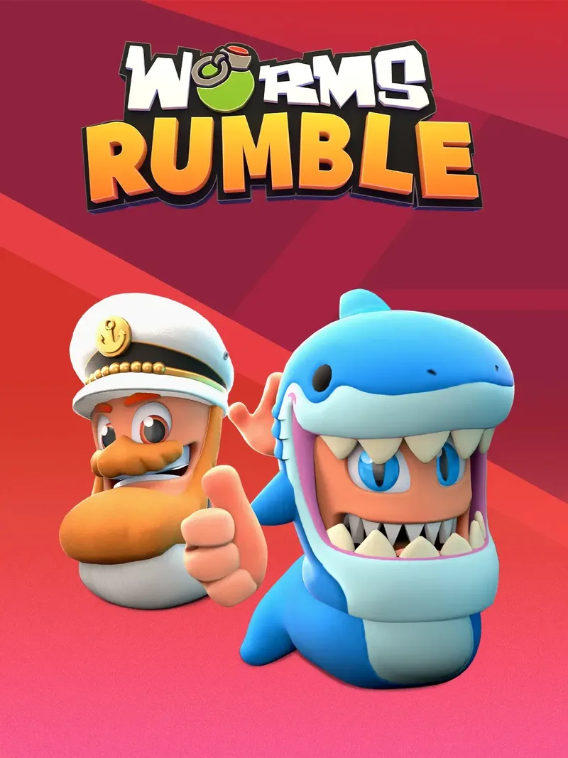 Worms Rumble – Captain and Shark Double Pack DLC by Plaion – cover