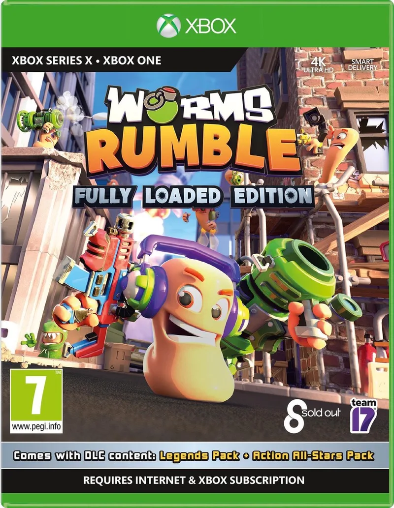 Worms Rumble by Plaion, Xbox Series X | S – cover