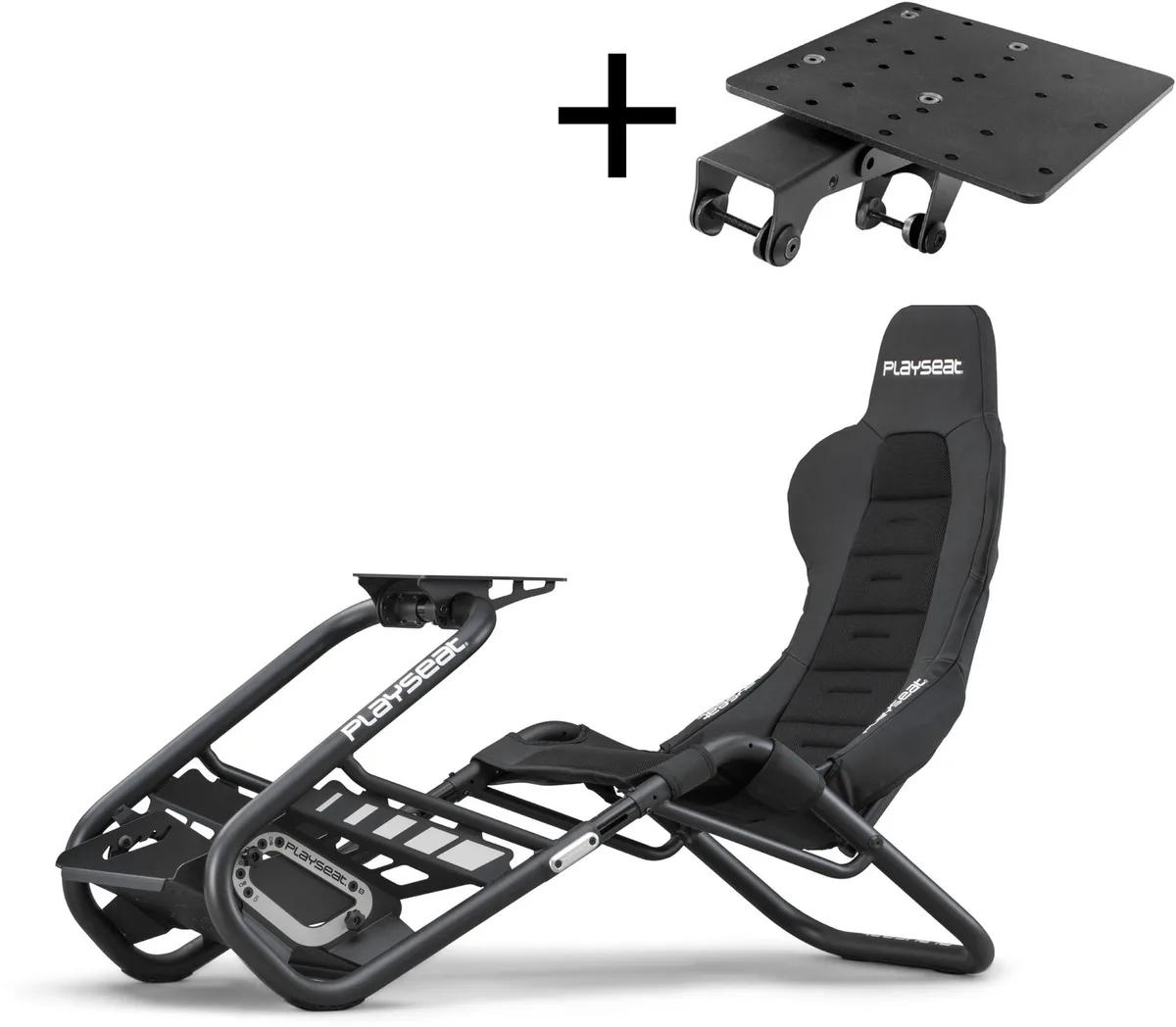 Trophy - Frameloze Racestoel - ActiFit - Incl. Gearshift- En Handremhouder - Bundel från Playseat, Svart – omslag