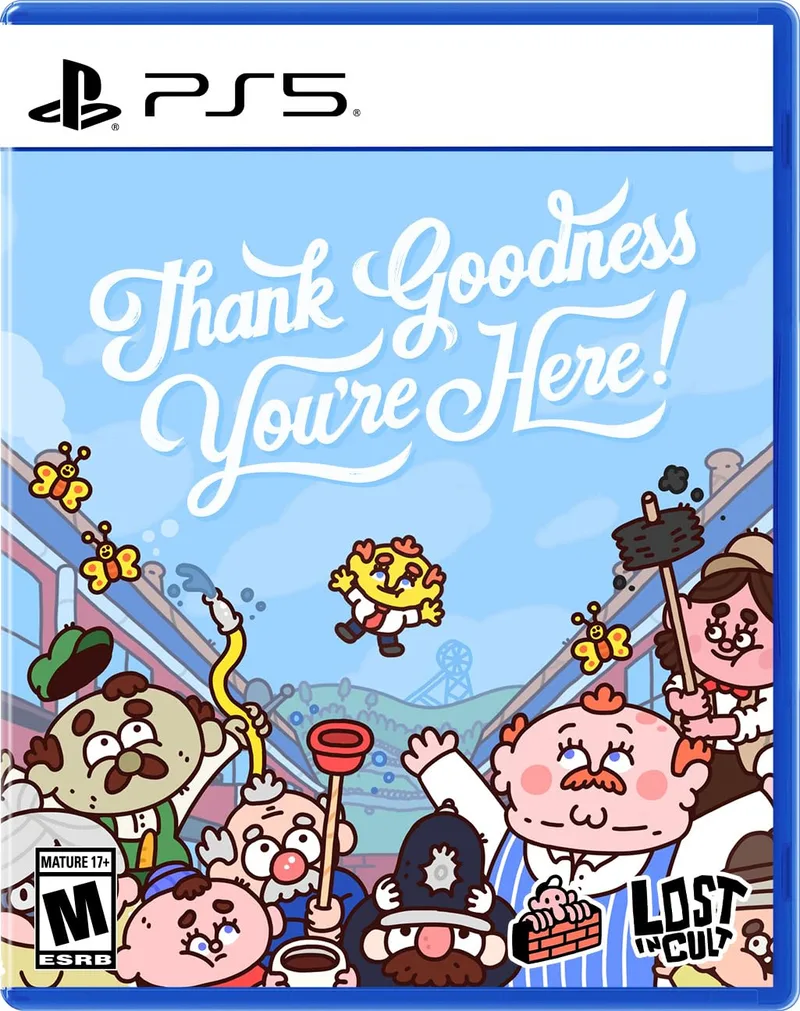 Thank Goodness You're Here! van PM Studios, PS5 – cover