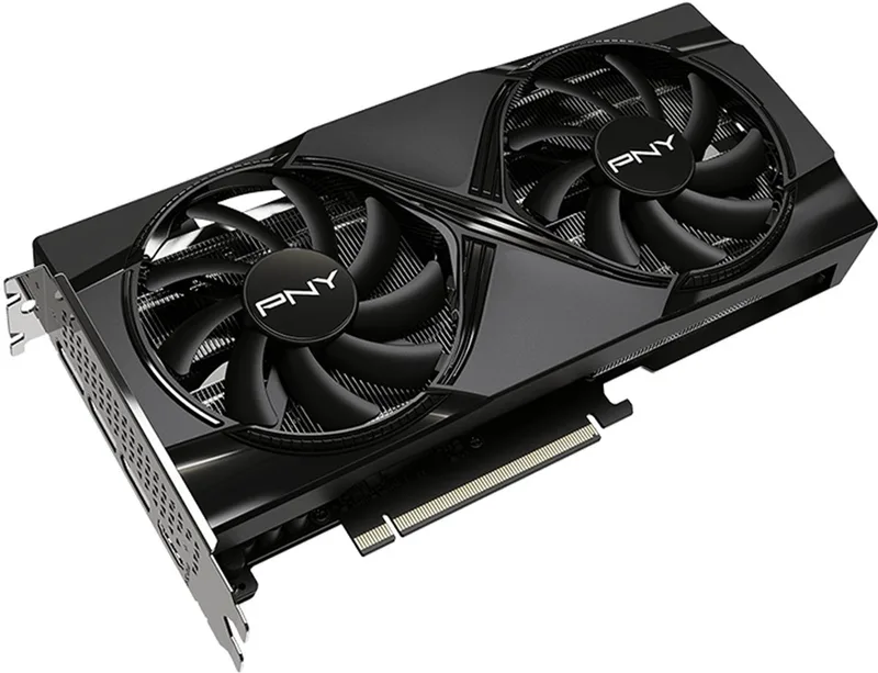 NVIDIA GeForce RTX 5060 Ti - Videokaart - 8 GB - GDDR7 - PCIe 5.0 - 1x HDMI 2.1b - 3x DisplayPort 2.1a van PNY, Zwart – cover