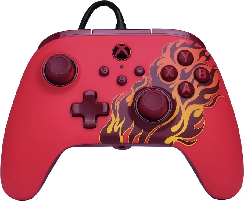 Advantage Bedrade Controller - Xbox Series X | S - Vuur - 3m USB-kabel by PowerA, Red – cover