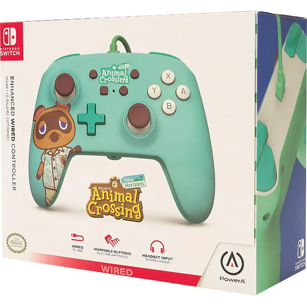 Manette Nintendo Switch Animal Crossing Tom Nook van PowerA – cover