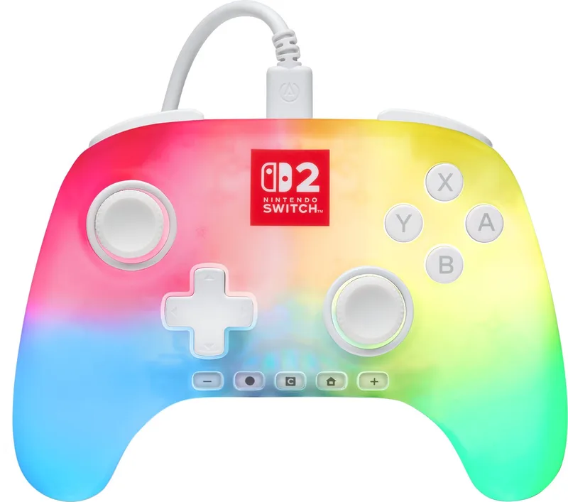 Bedrade Controller - Nintendo Switch - 3m USB-kabel - Lumectra by PowerA, White – cover