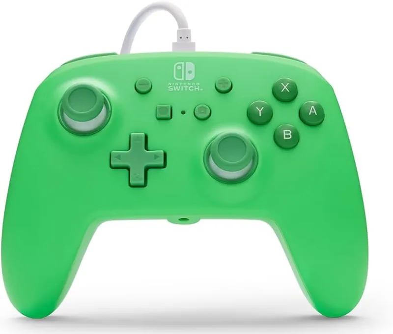 Bedrade Controller - Nintendo Switch - Seafoam - 3m USB-kabel van PowerA, Groen – cover