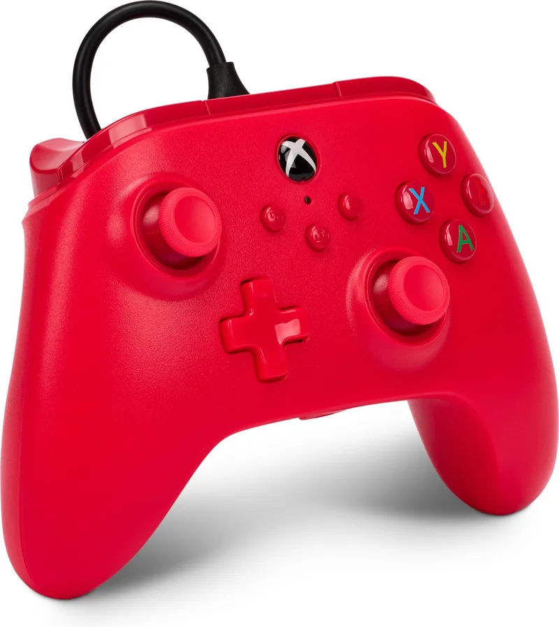 Bedrade Controller voor Xbox van PowerA, Rood – cover