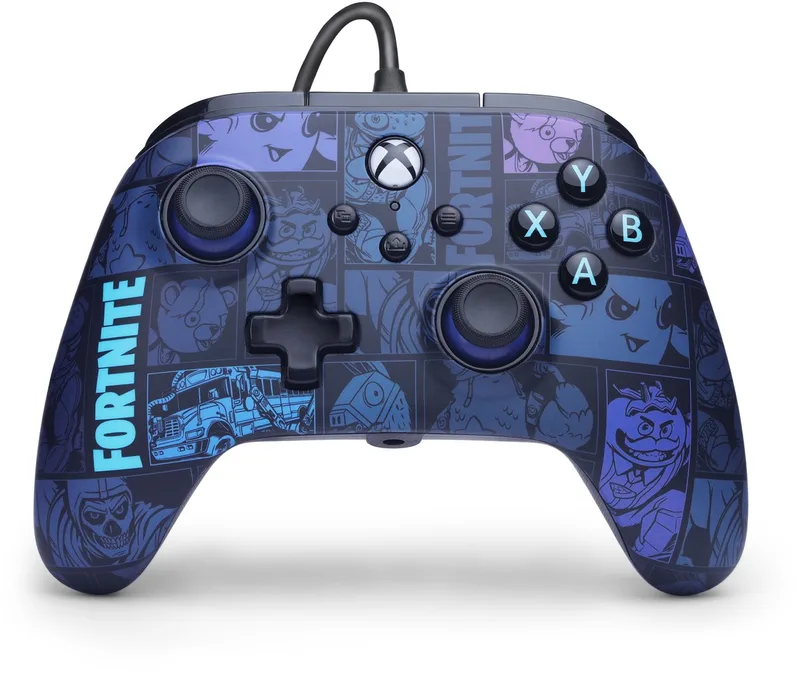 Bedrade Controller - Xbox Series X | S - Fortnite Victory Royale - 3m USB-kabel van PowerA, Zwart – cover