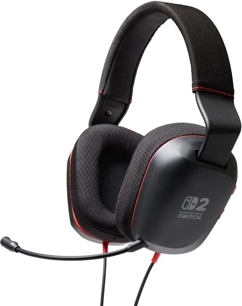 Bedrade Stereo Headset/Koptelefoon - Nintendo Switch 2 van PowerA, Zwart – cover